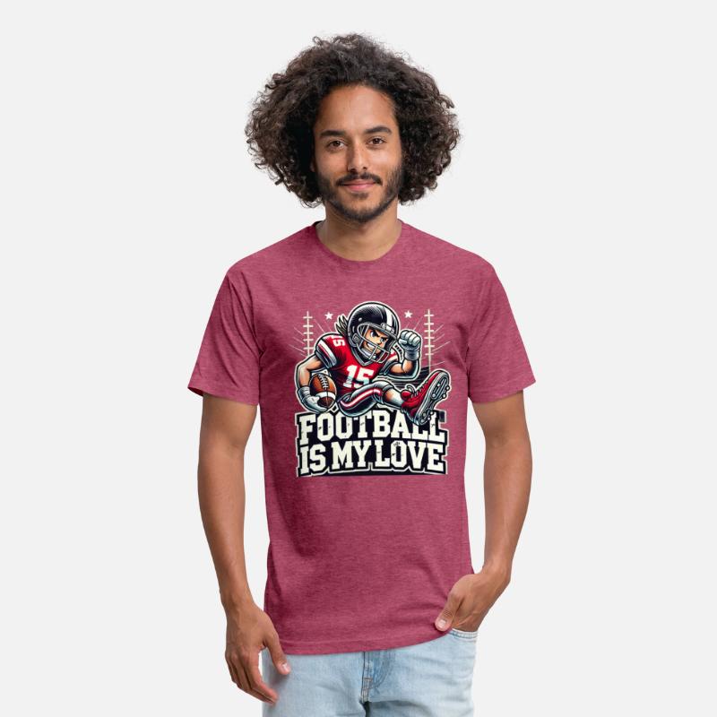 Football is My Love" - Vintage Typography Art
