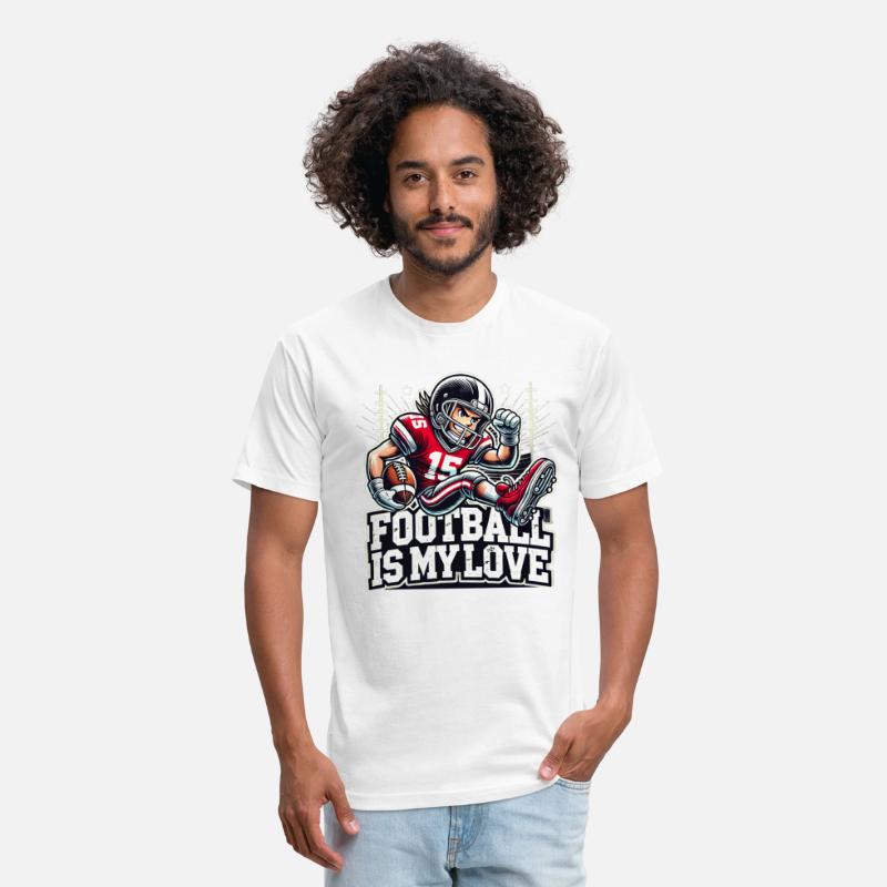 Football is My Love" - Vintage Typography Art
