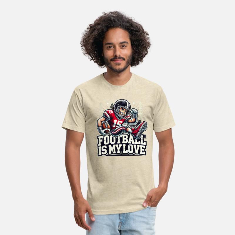 Football is My Love" - Vintage Typography Art