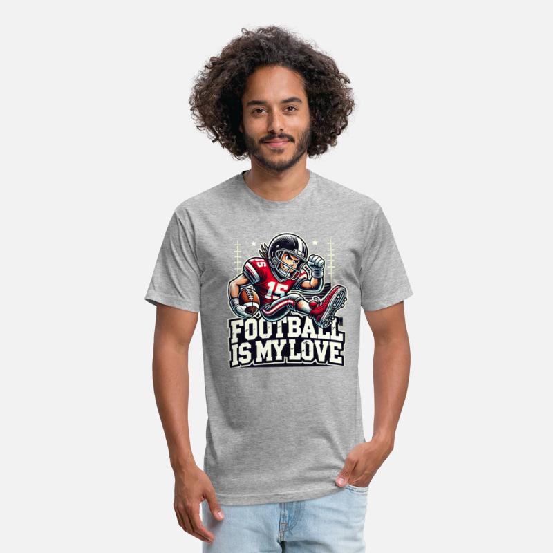 Football is My Love" - Vintage Typography Art