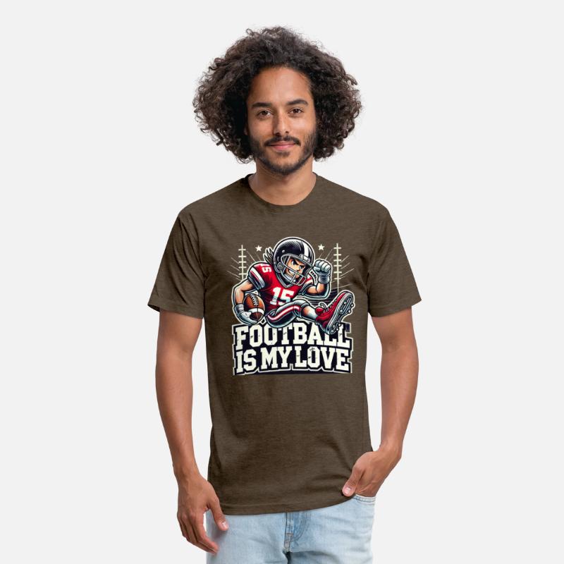Football is My Love" - Vintage Typography Art