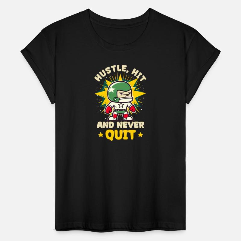 Football Lover Hustle Hit Never Quit