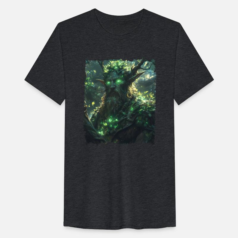Forest Spirit with Green Nature Magic and Power