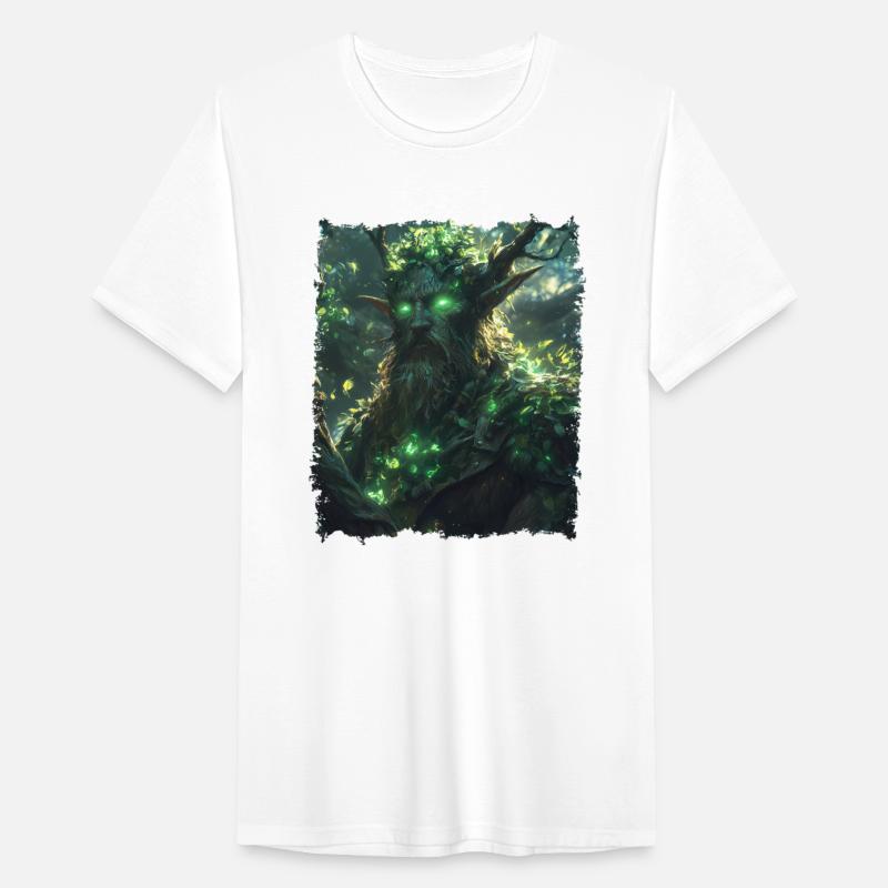 Forest Spirit with Green Nature Magic and Power