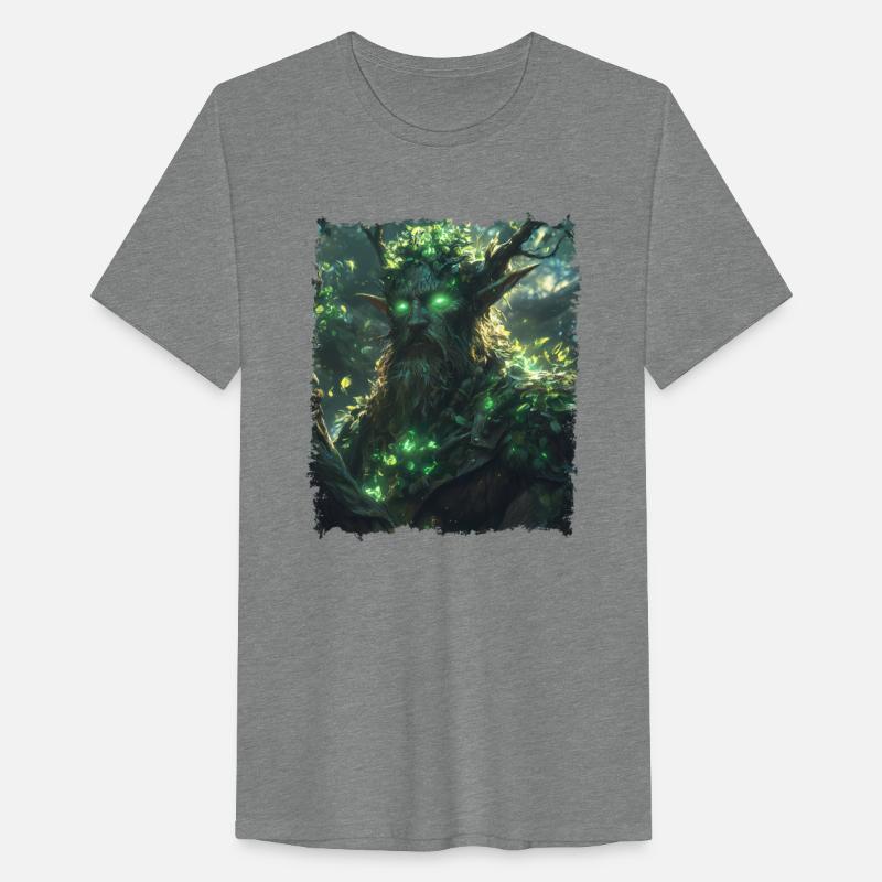 Forest Spirit with Green Nature Magic and Power
