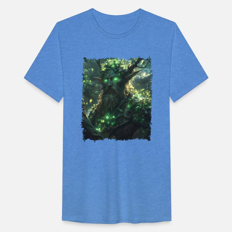 Forest Spirit with Green Nature Magic and Power
