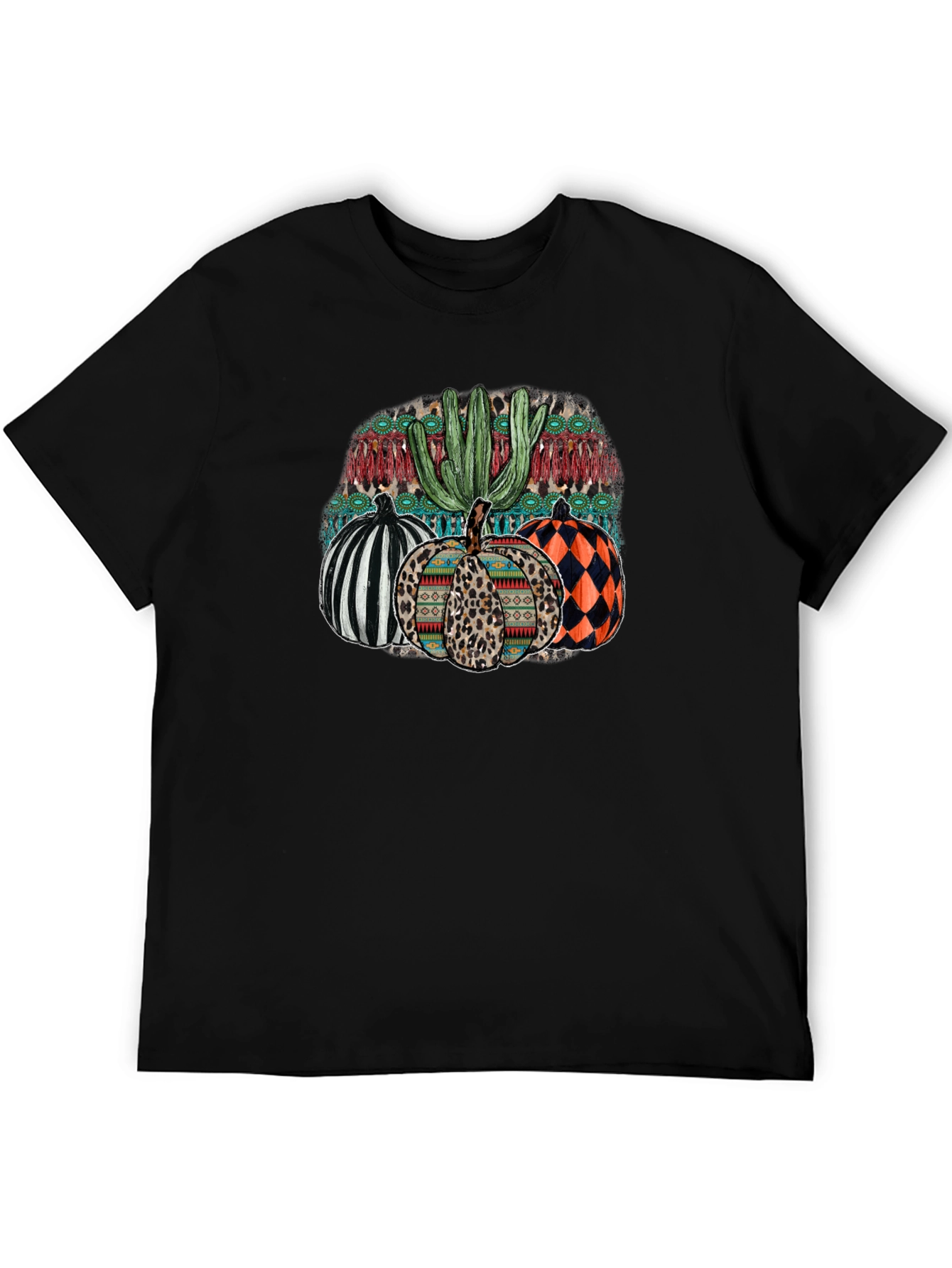 Western Pumpkin Cactus Graphic Tee