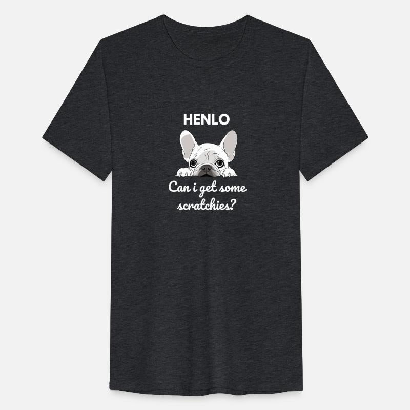 French Bulldog asking to be pet - "HENLO Can i get