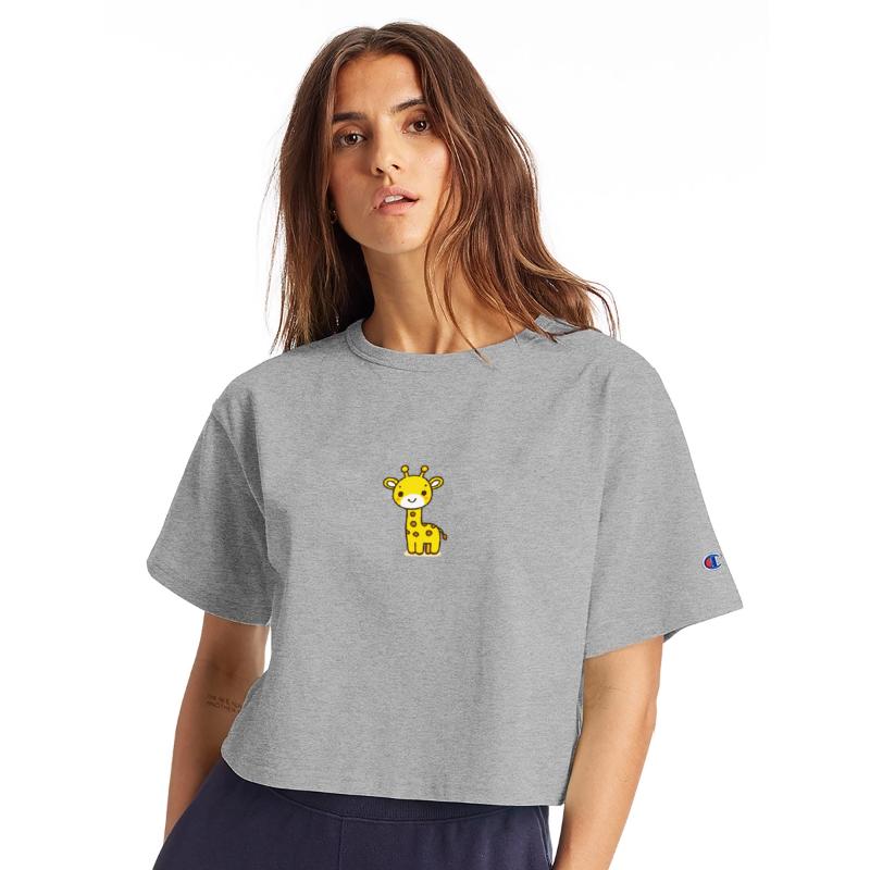 Friendly Stick Figure Giraffe