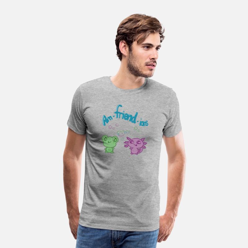 Frog And Axolotl Kawaii Best Friends