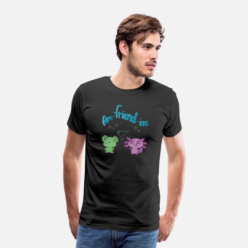 Frog And Axolotl Kawaii Best Friends