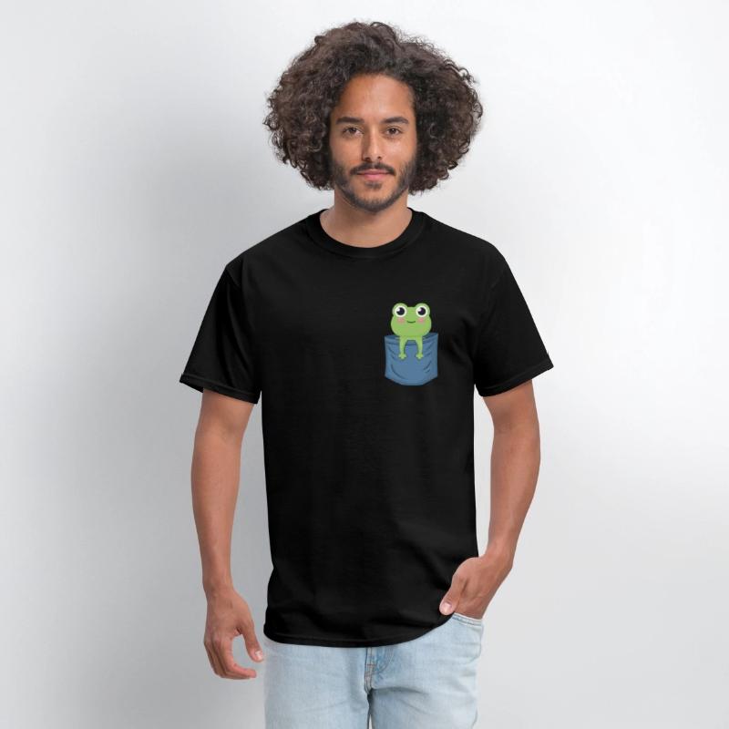 Frog Chest Pocket Tadpoles Froggy Bullfrog Frog