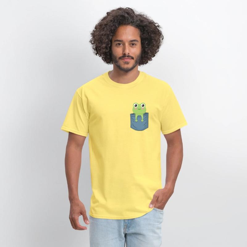 Frog Chest Pocket Tadpoles Froggy Bullfrog Frog