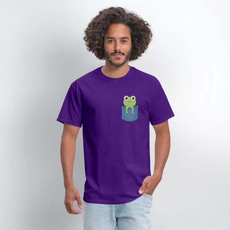 Frog Chest Pocket Tadpoles Froggy Bullfrog Frog