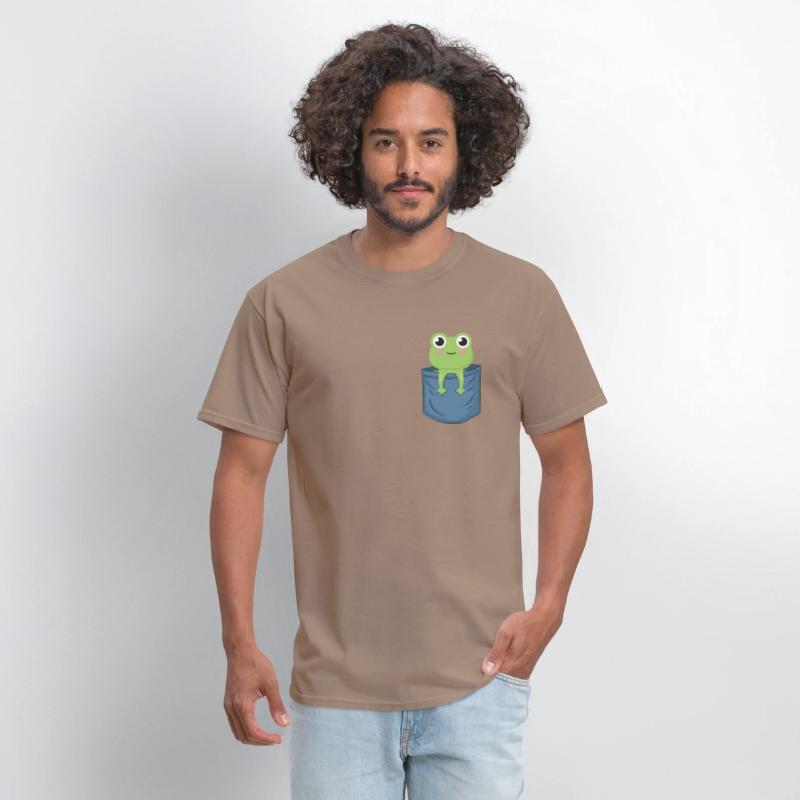 Frog Chest Pocket Tadpoles Froggy Bullfrog Frog