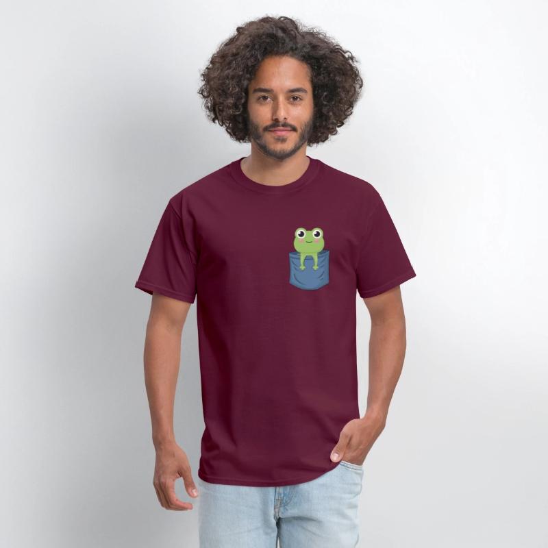 Frog Chest Pocket Tadpoles Froggy Bullfrog Frog