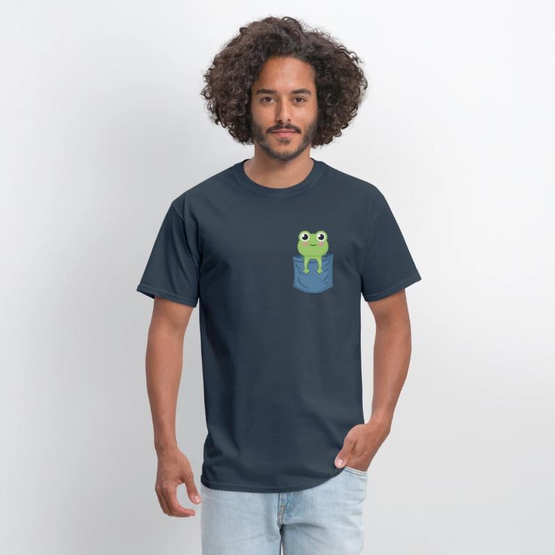 Frog Chest Pocket Tadpoles Froggy Bullfrog Frog