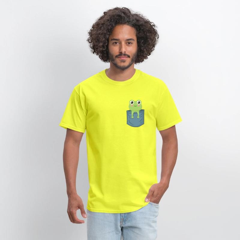 Frog Chest Pocket Tadpoles Froggy Bullfrog Frog