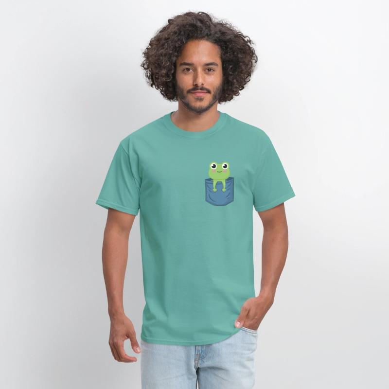 Frog Chest Pocket Tadpoles Froggy Bullfrog Frog