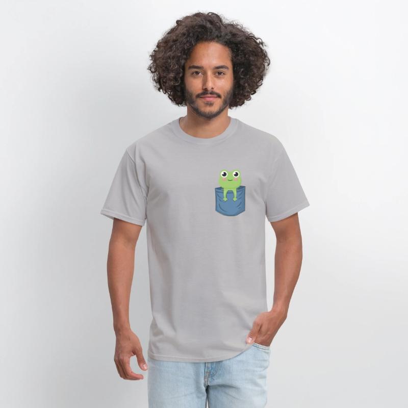 Frog Chest Pocket Tadpoles Froggy Bullfrog Frog