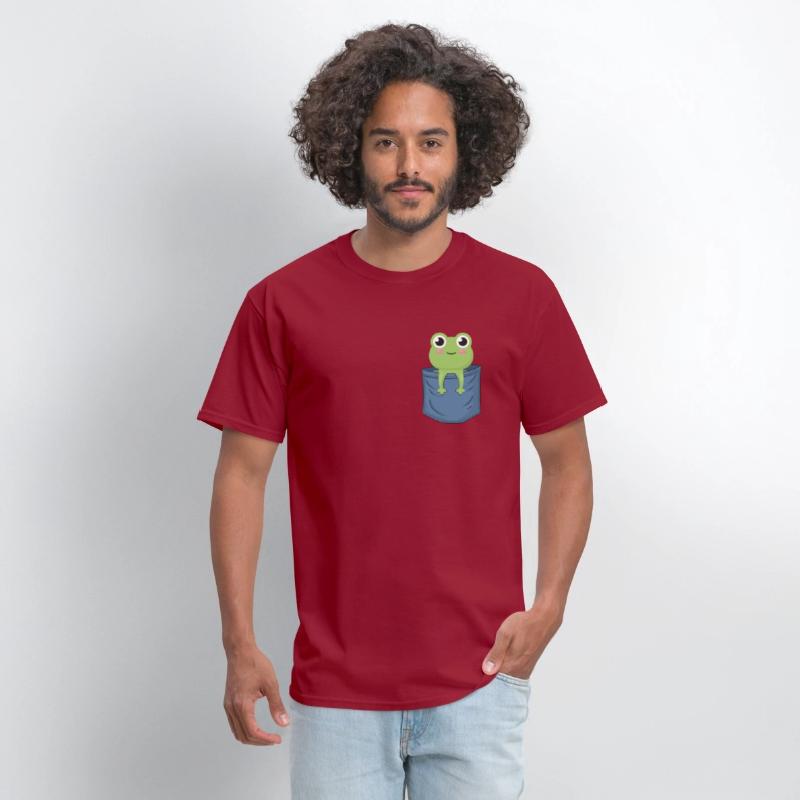 Frog Chest Pocket Tadpoles Froggy Bullfrog Frog