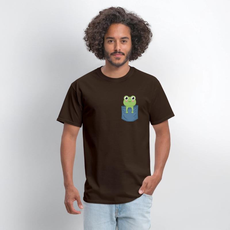 Frog Chest Pocket Tadpoles Froggy Bullfrog Frog