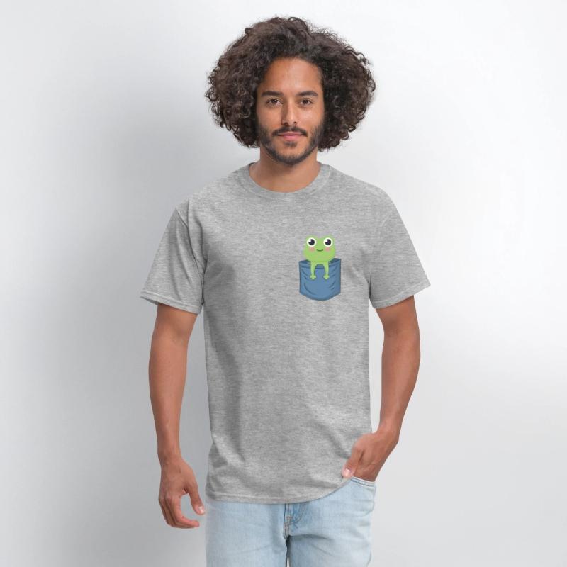 Frog Chest Pocket Tadpoles Froggy Bullfrog Frog