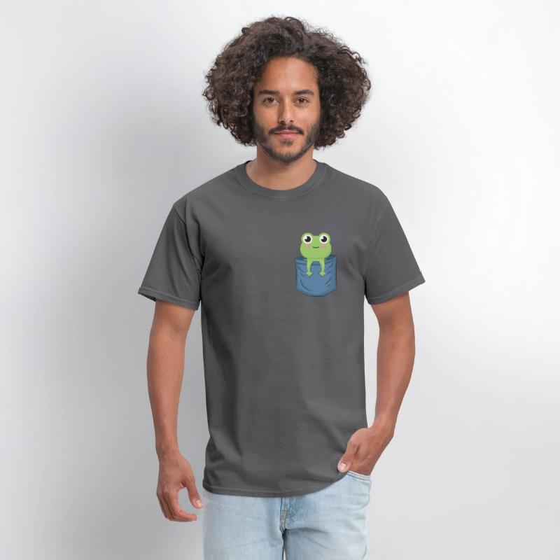 Frog Chest Pocket Tadpoles Froggy Bullfrog Frog