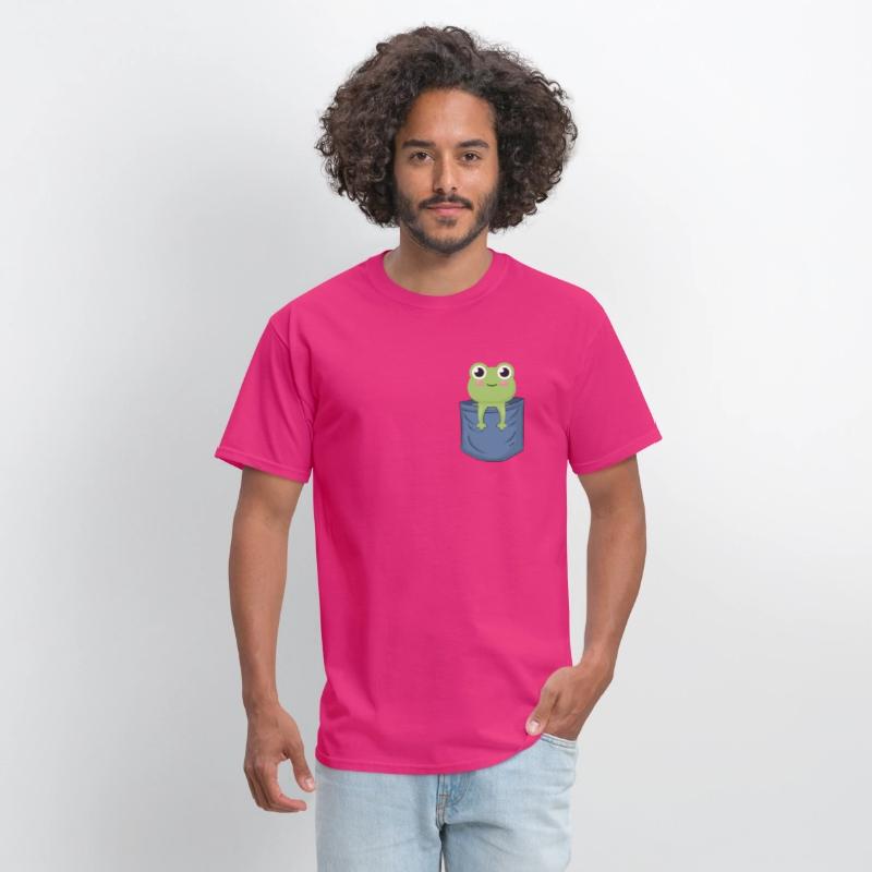 Frog Chest Pocket Tadpoles Froggy Bullfrog Frog