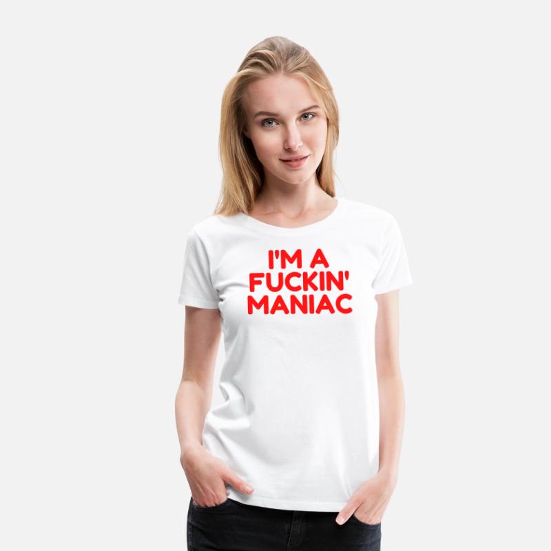Fuckin' Maniac (in red letters version)