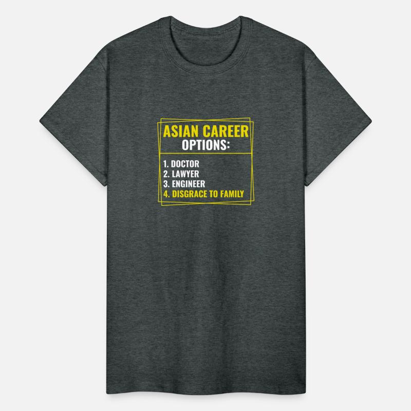 Funny Asian Career Options Joke Sarcastic Shirt