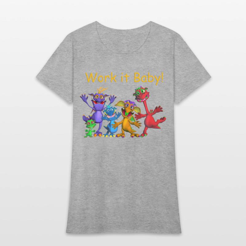 Funny Cartoon Monster Motivation Gym Wear