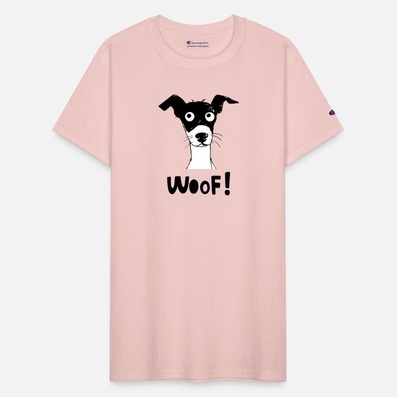 Funny dog face woof