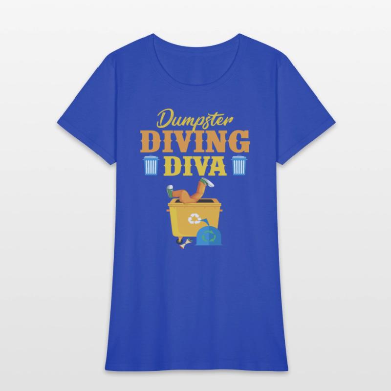 Funny Dumpster Diving Diva Trash Lover