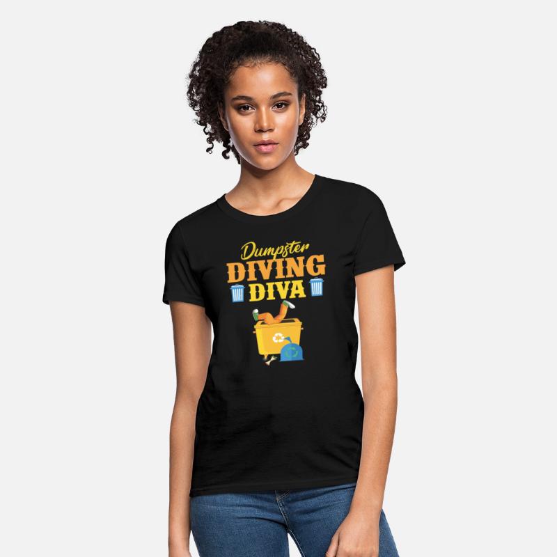 Funny Dumpster Diving Diva Trash Lover