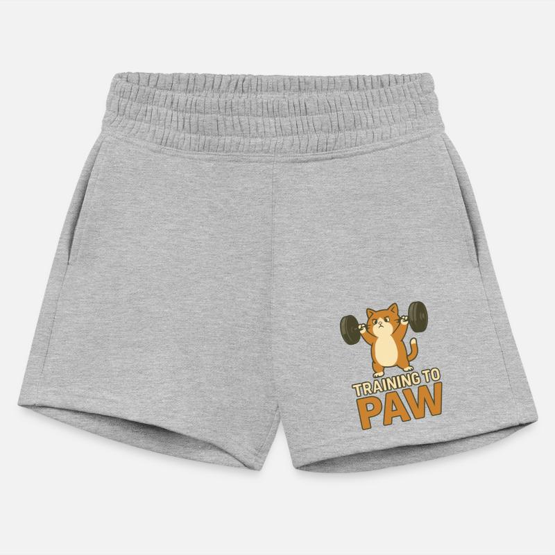 Funny Gym Cat Training to Paw Workout Humor
