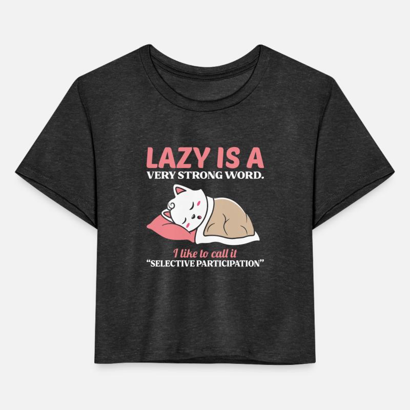 Funny Lazy Cat Selective Participation