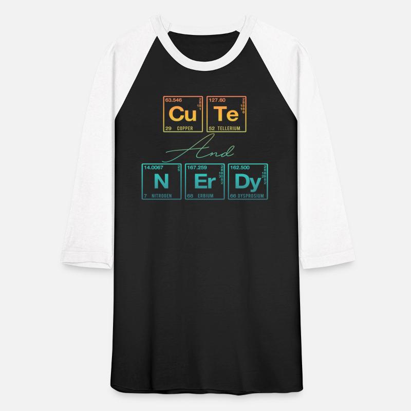 Funny saying for scientists & nerds: cute & nerdy