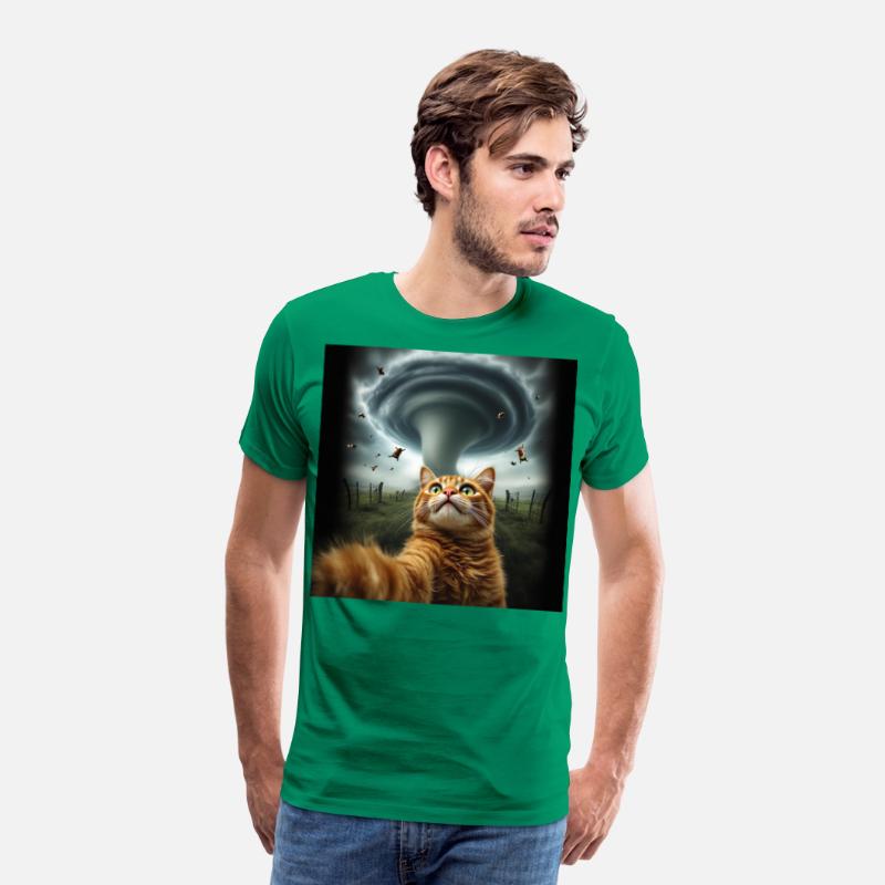 Funny Tornado Cat Selfie Flying Cow Meme