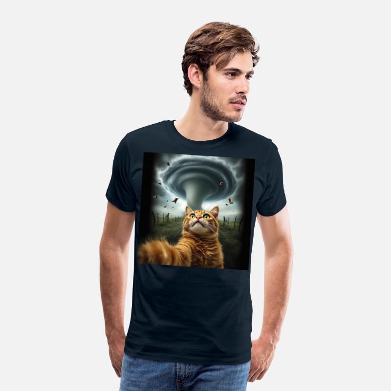 Funny Tornado Cat Selfie Flying Cow Meme