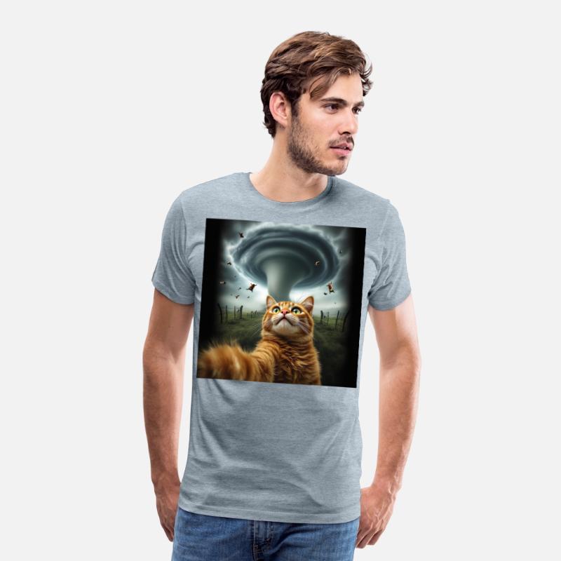 Funny Tornado Cat Selfie Flying Cow Meme