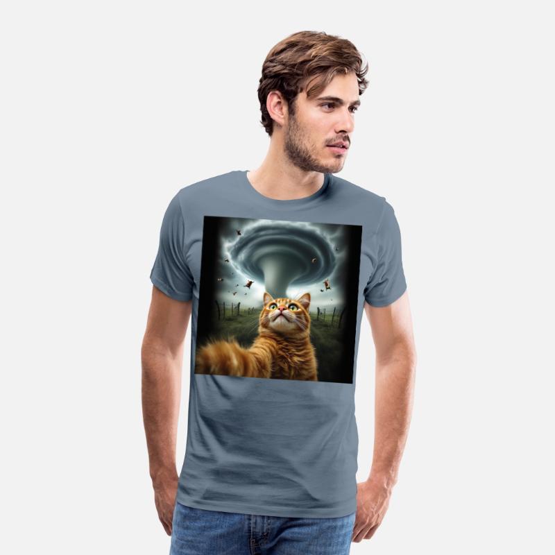 Funny Tornado Cat Selfie Flying Cow Meme