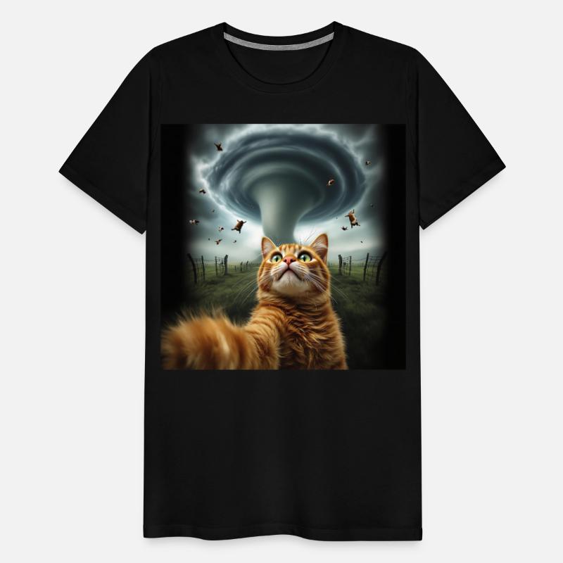 Funny Tornado Cat Selfie Flying Cow Meme