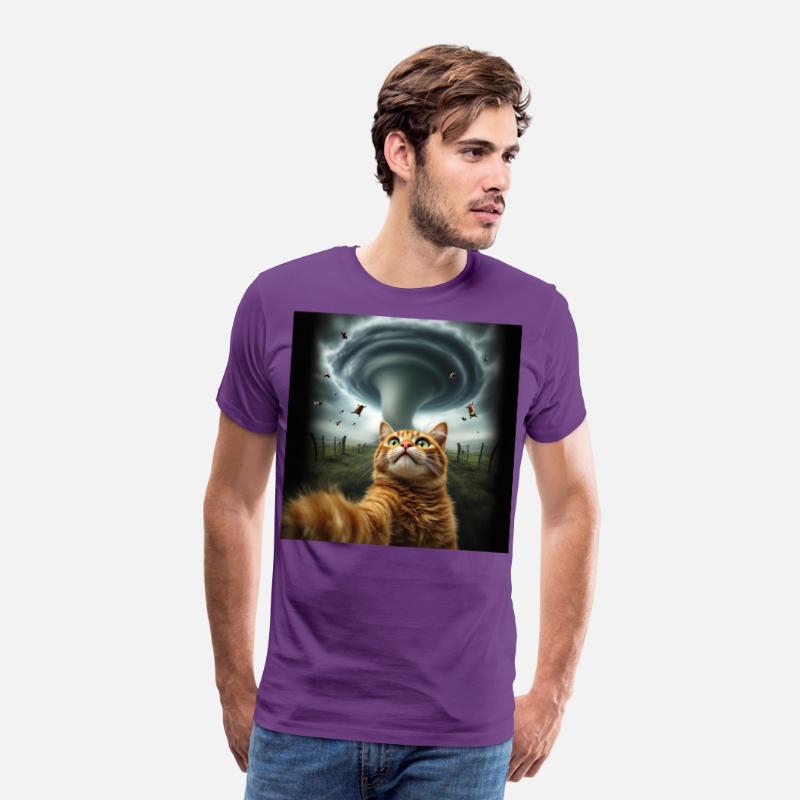 Funny Tornado Cat Selfie Flying Cow Meme