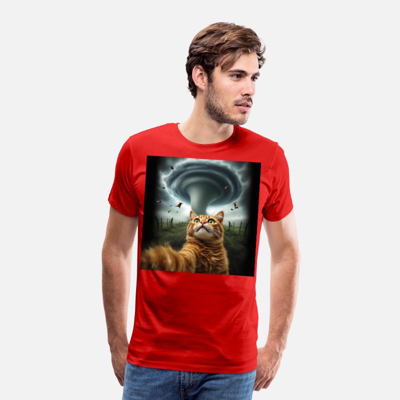Funny Tornado Cat Selfie Flying Cow Meme