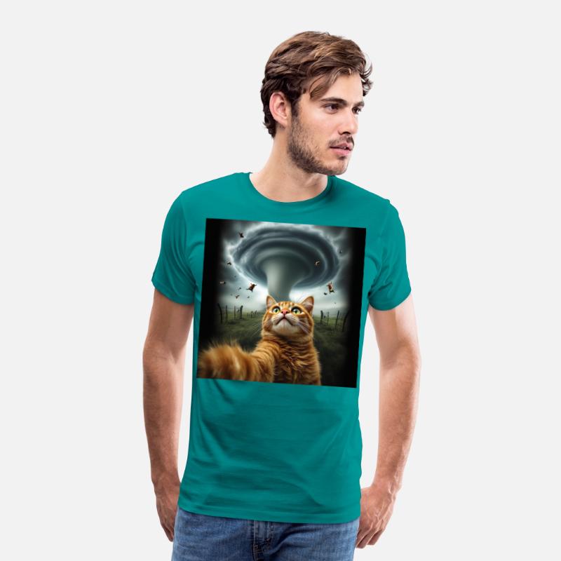 Funny Tornado Cat Selfie Flying Cow Meme