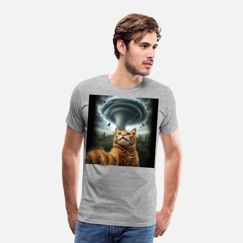 Funny Tornado Cat Selfie Flying Cow Meme
