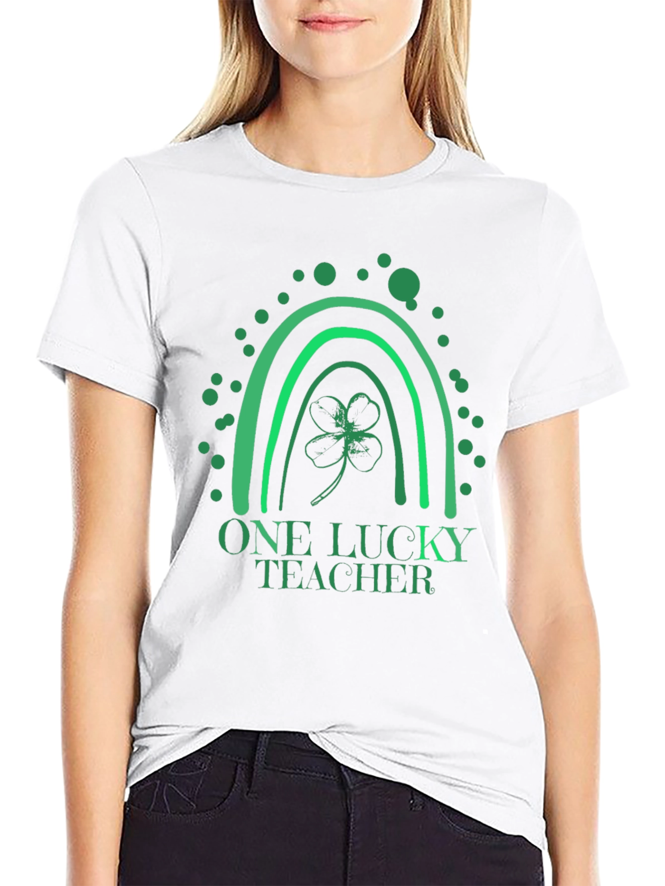 One Lucky Teacher St. Patricks Day Graphic Tee