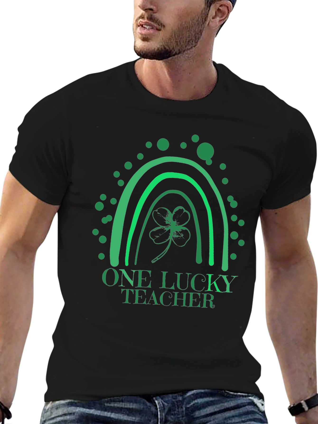 One Lucky Teacher St. Patricks Day Graphic Tee