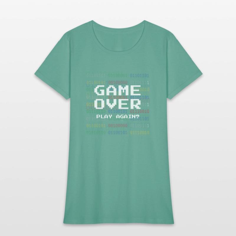 Game Over Retro Gamer Pixel Text